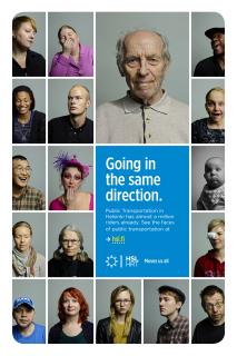HSL Helsinki Region Transport: Faces of public transportation # 25 (abribus)
